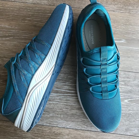 EASY SPIRIT Harper 2 Turquoise Slip on Sneaker NEW - Picture 2 of 4